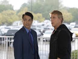 Lições. Ralph Macchio e William Zabka: encontro como protagonistas