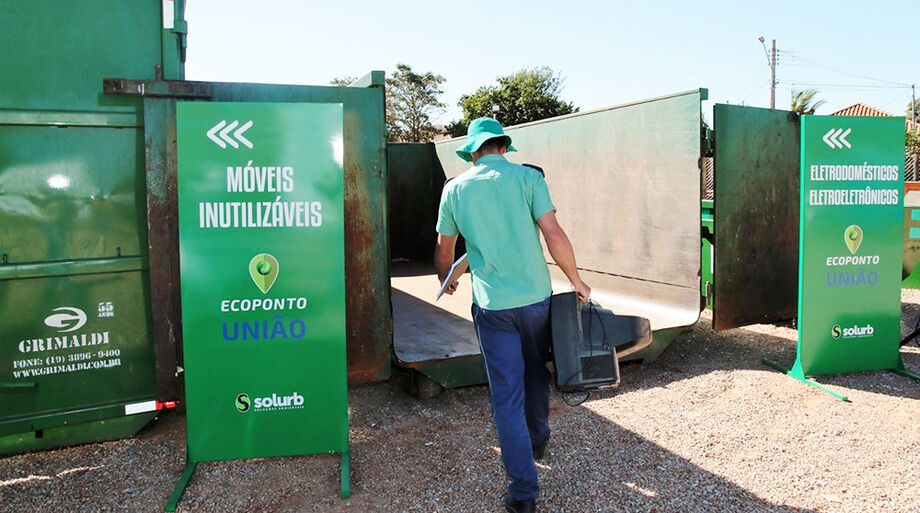 Os Ecopontos de Campo Grande receberam mais de 10.380 toneladas de resíduos