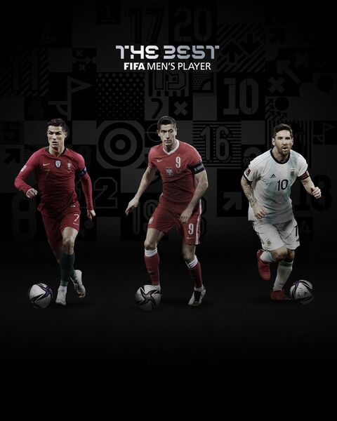 Cristiano Ronaldo, Lewandowski e Messi finalistas do prêmio de melhor do mundo Fifa The Best