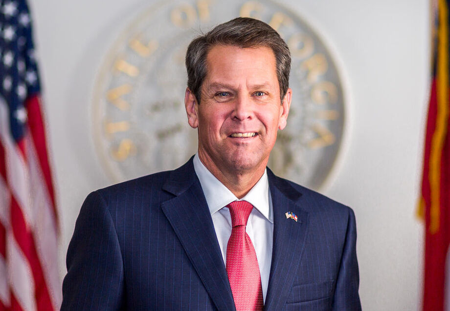 O governador da Georgia, Brian Kemp