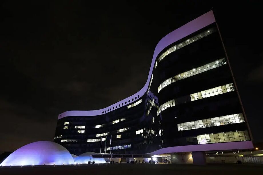 A sede do Tribunal Superior Eleitoral, em Brasília.