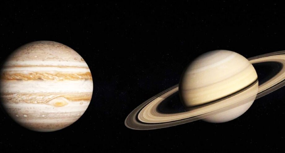 Acontece hoje a conjunção entre Júpiter e Saturno