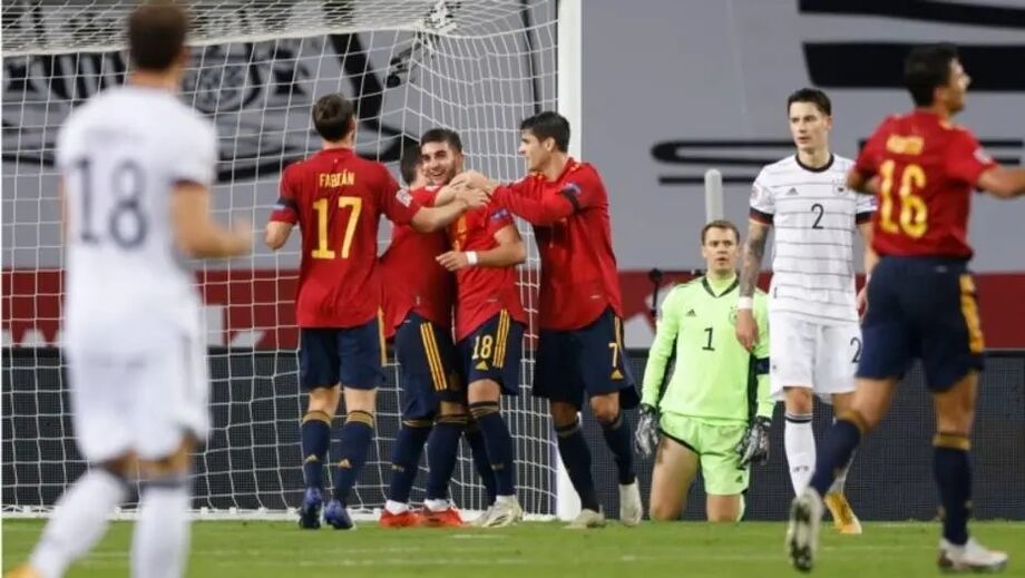 Espanha vai enfrentar a Itália em uma das semifinais da Liga das Nações