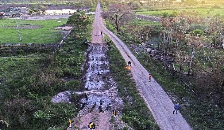 Pontes destruidas