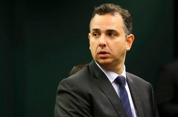O senador Rodrigo Pacheco (DEM), candidato de Davi Alcolumbre à sucessão