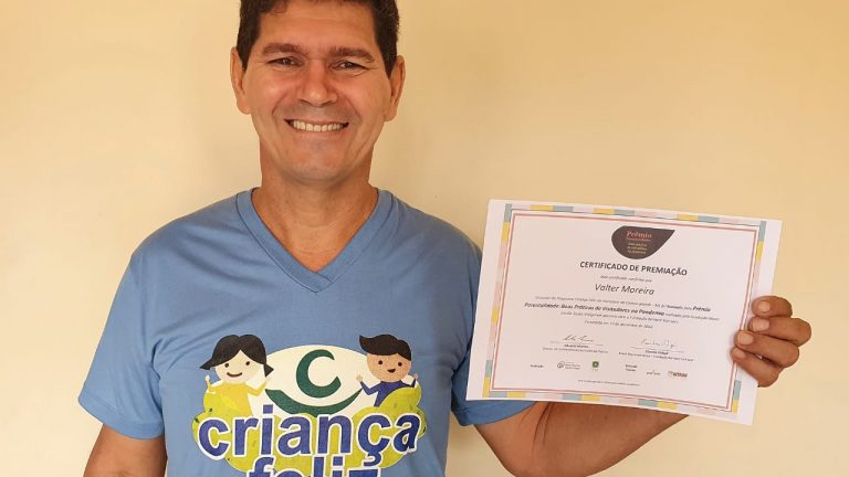 Valter Moreira, visitador do Programa Criança Feliz em Campo Grande