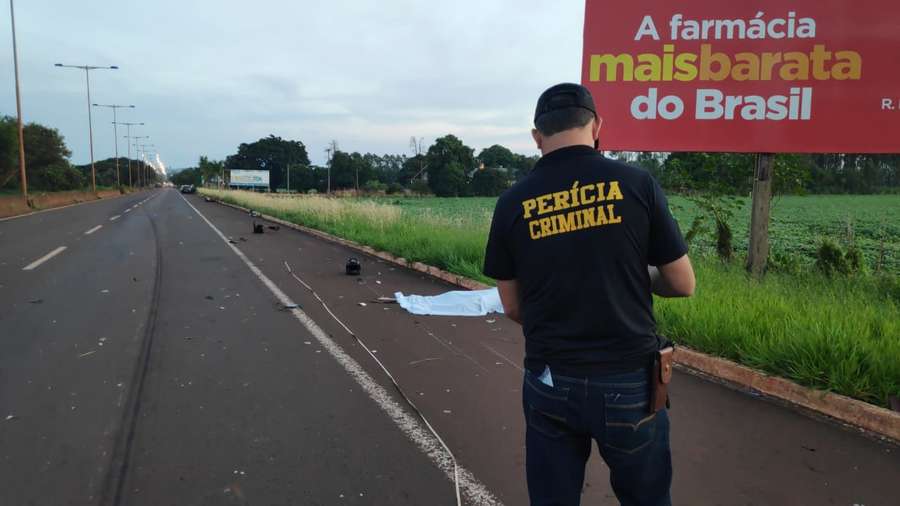 A perícia constatou que ele estava em alta velocidade