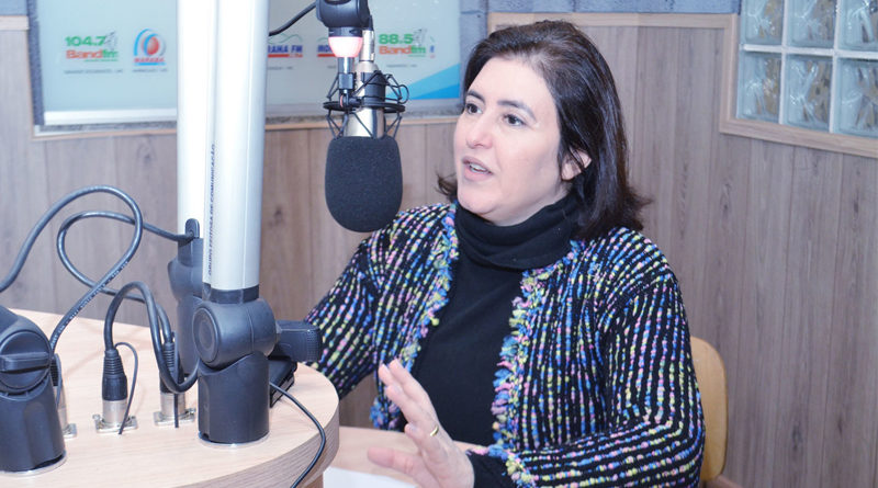 A senadora Simone Tebet