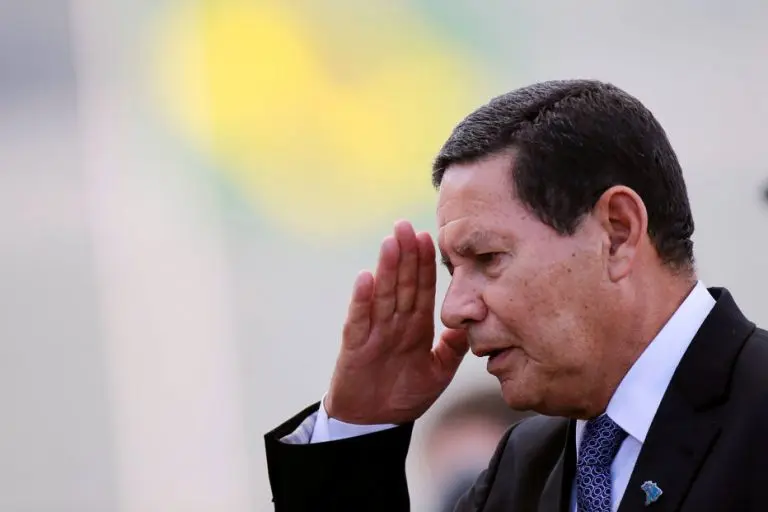 O vice-presidente Hamilton Mourão
