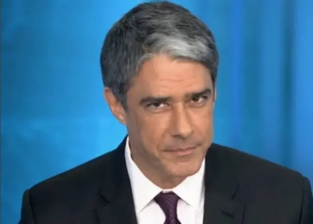 O jornalista William Bonner, apresentador do 'Jornal Nacional', da TV Globo