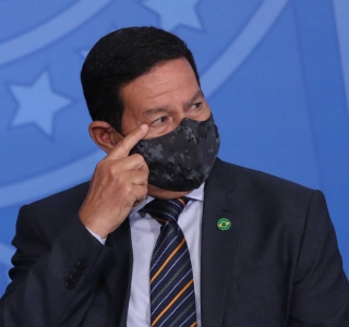 O vice-presidente, Hamilton Mourão