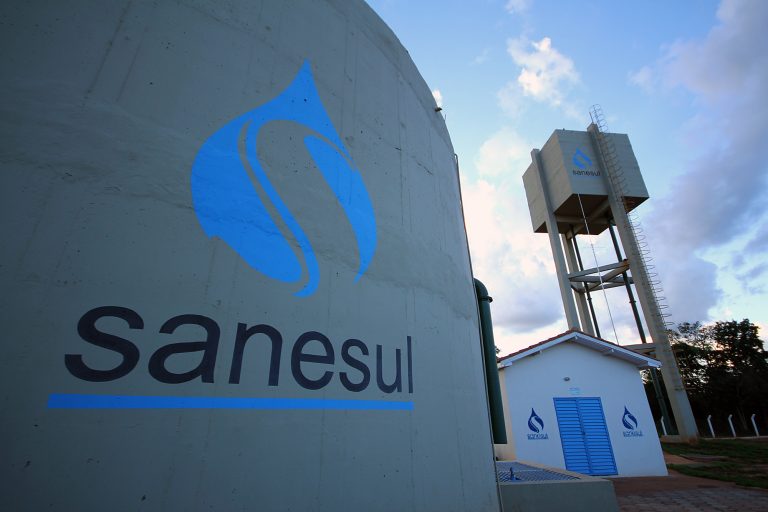 Unidade da Sanesul no distrito de Casa Verde, em Nova Andradina (MS)