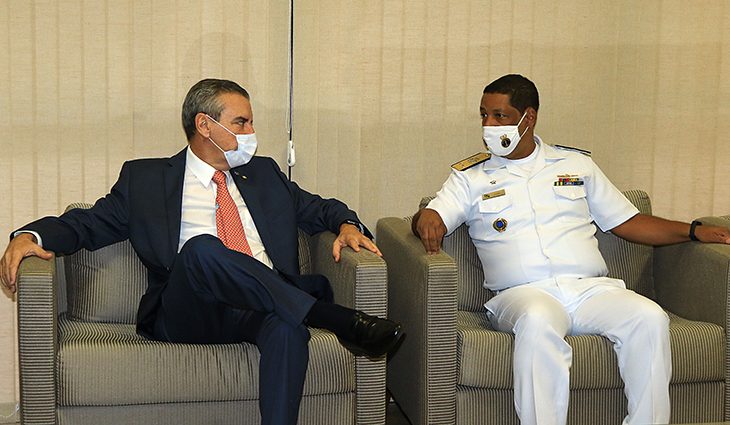 Paulo Corrêa agradeceu o apoio e disse que é importante poder contar com a experiência da Marinha
