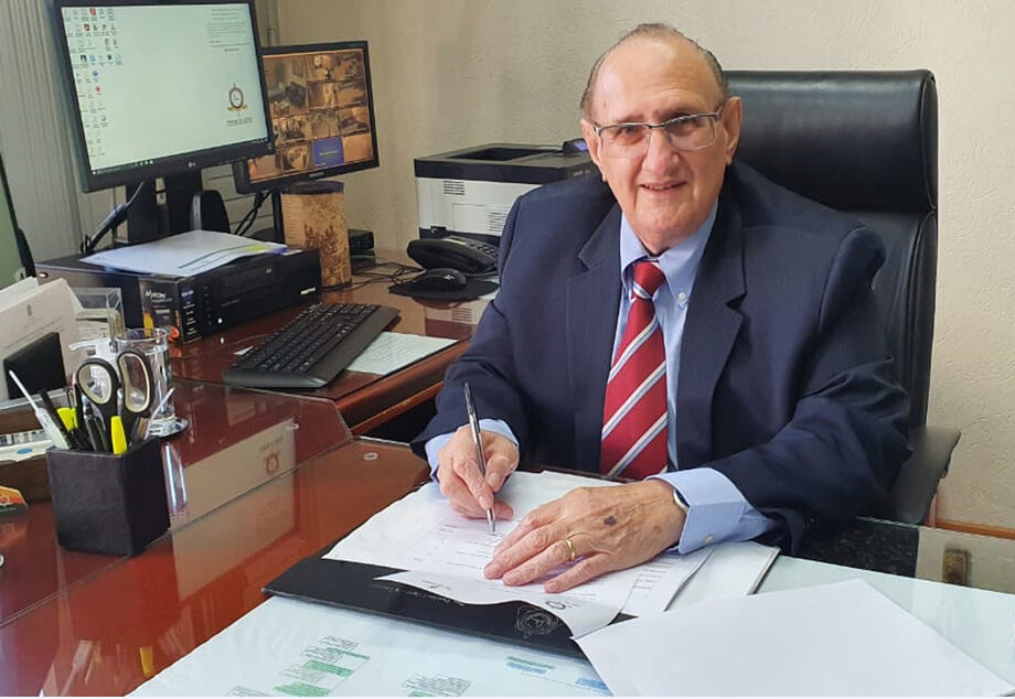O presidente do TJMS, Desembargador Paschoal Carmello Leandro.