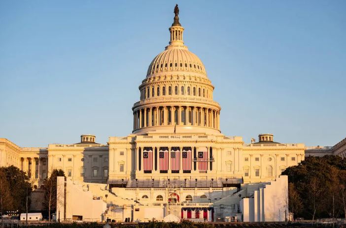 Washington. D.C se prepara para a posse do presidente eleito Joe Biden e da vice Kamala Harris que acontece na quarta-feira, 20