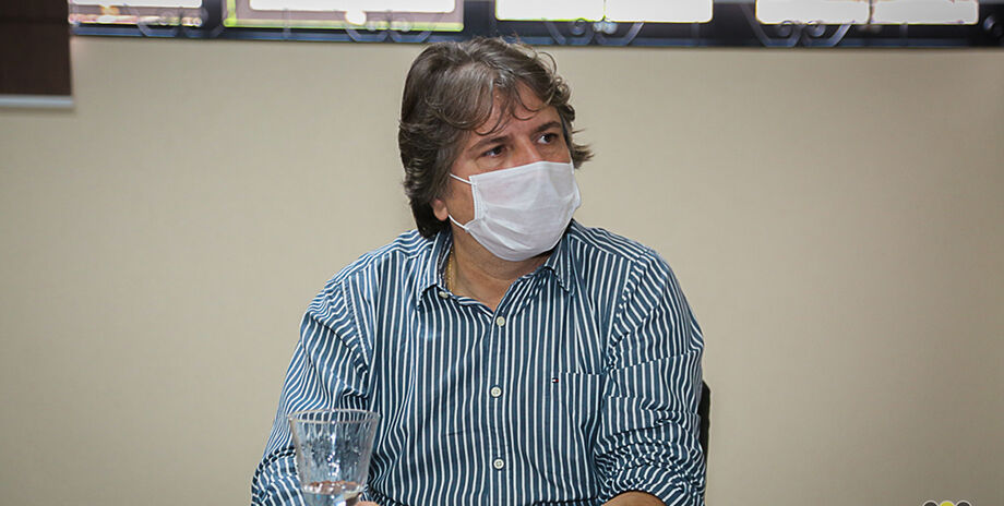O presidente da Assomasul (Associação dos Municípios de Mato Grosso do Sul), Pedro Caravina