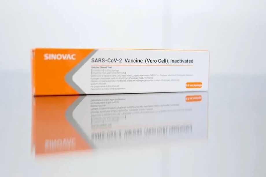 Coronavac, vacina contra a covid-19 desenvolvida farmacêutica chinesa Sinovac que será distribuída no Brasil pelo Instituto Butantan
