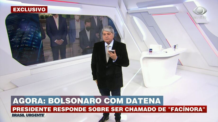Entrevista por telefone do Presidente ao Datena