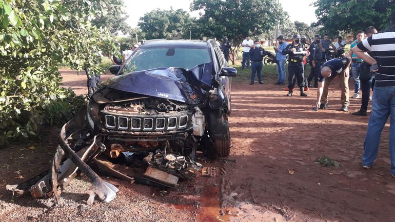 O carro do policial