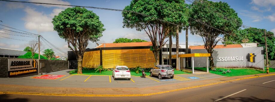 Nova fachada da Assomasul
