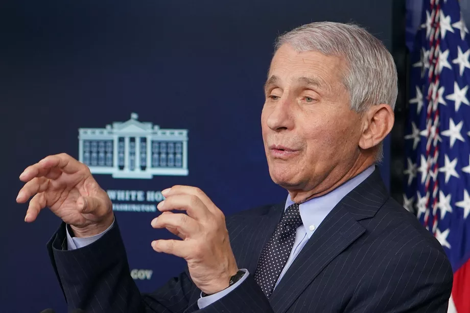 O epidemiologista e conselheiro da Casa Branca, Anthony Fauci
