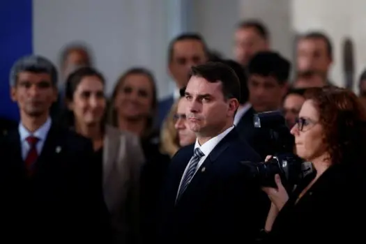 O senador Flávio Bolsonaro