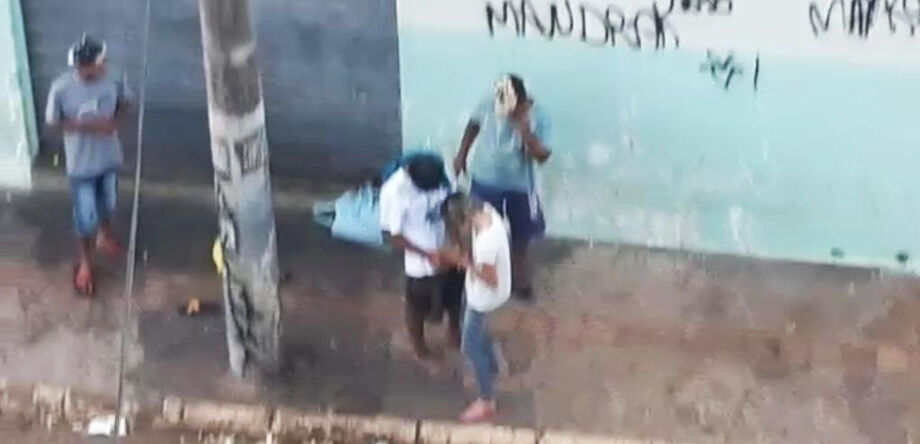 Imagens flagraram o ocorrido