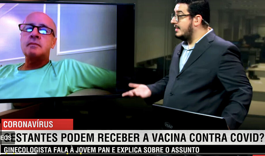 Médico gineco-obstetra Valdmário Rodrigues Júnior, defendeu, durante entrevista concedida ao Jornal Pan News Noite, da Rádio Jovem Pan, a vacinação contra Covid-19 por parte das gestantes