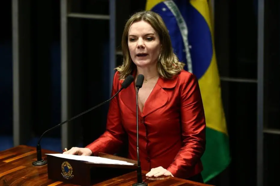 A deputada Gleisi Hoffmann (PT-PR)