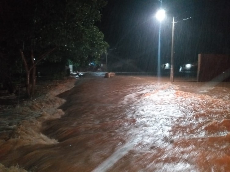 A chuva em Corumbá
