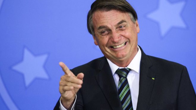 O presidente Jair Bolsonaro