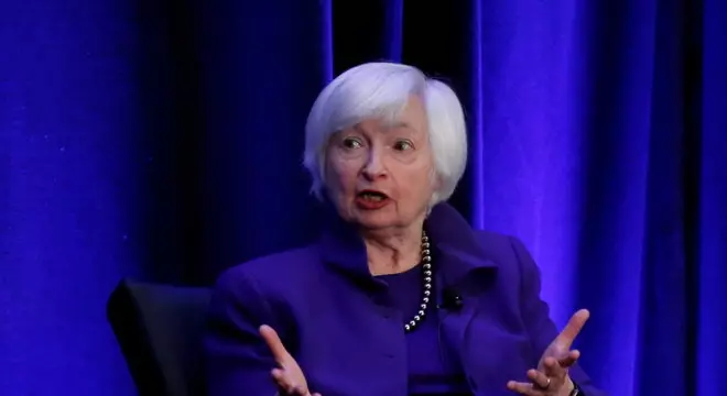 A secretária do Tesouro dos Estados Unidos, Janet Yellen