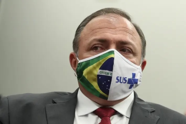 O ministro da Saúde, Eduardo Pazuello
