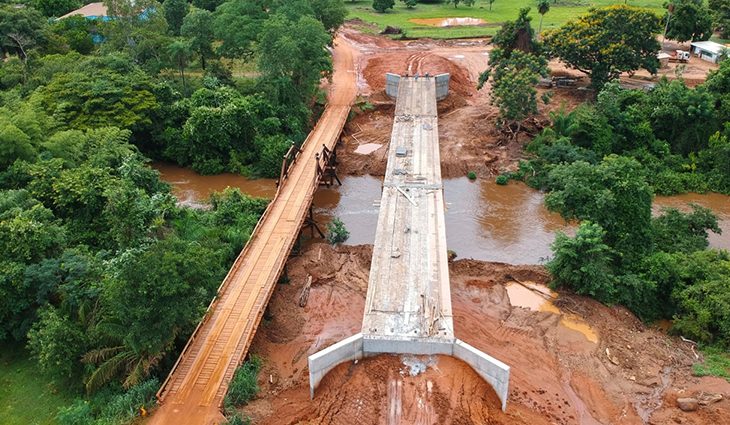 Obra faz parte do planejamento do Governo de construir pontes para fortalecer logística; obra será na divisa entre os municípios de Iguatemi e Japorã