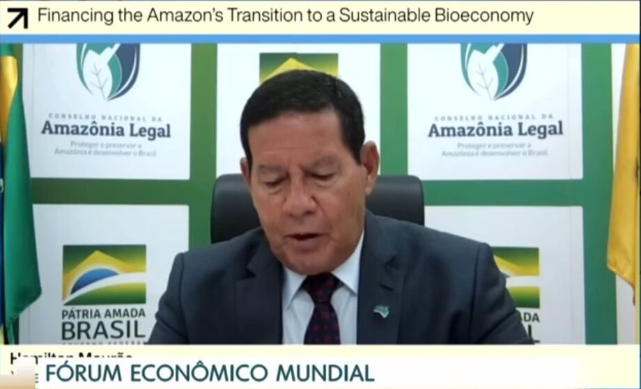 Mourão defende bioeconomia na Amazônia em reunião com investidores internacionais
