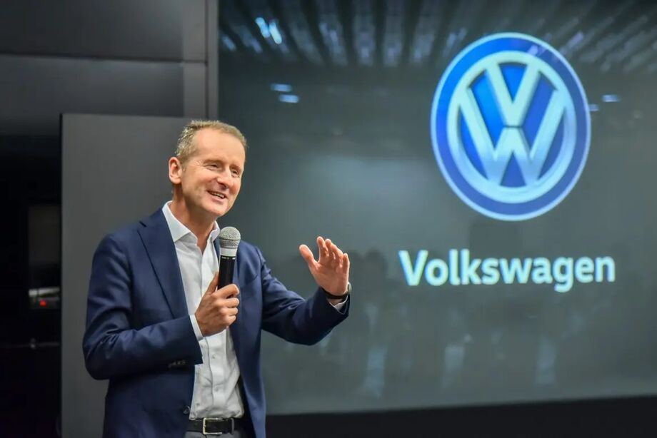O diretor executivo da Volkswagen AG, Herbert Diess