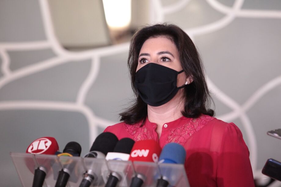 A senadora Simone Tebet