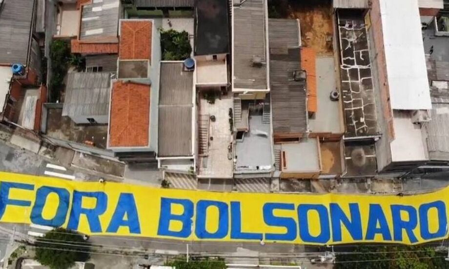 Manifestação pede a saída do presidente Jair Bolsonaro