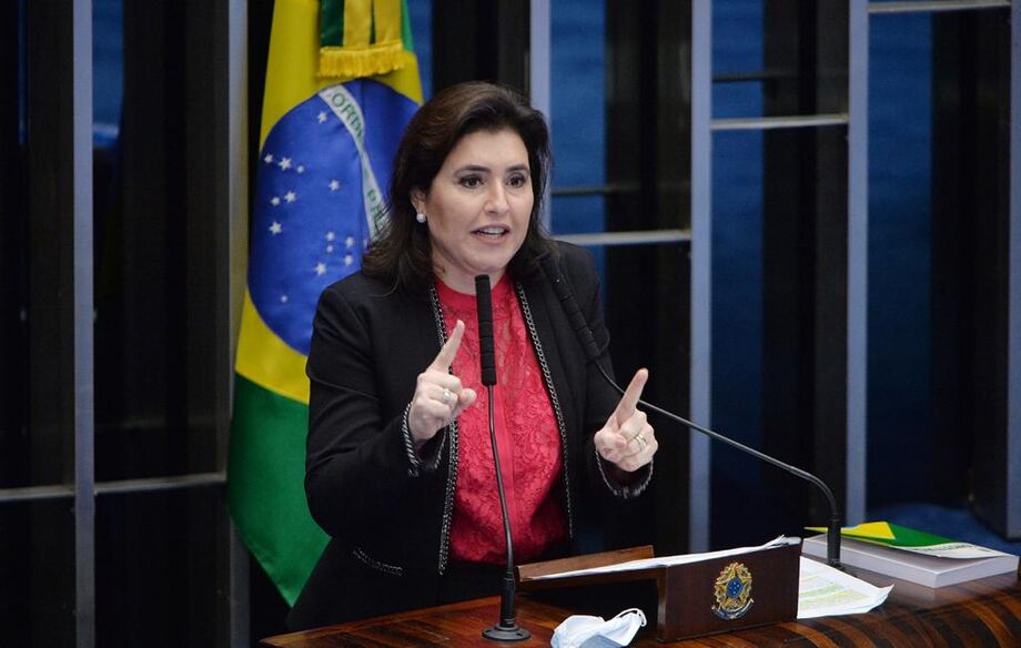 A senadora Simone Tebet
