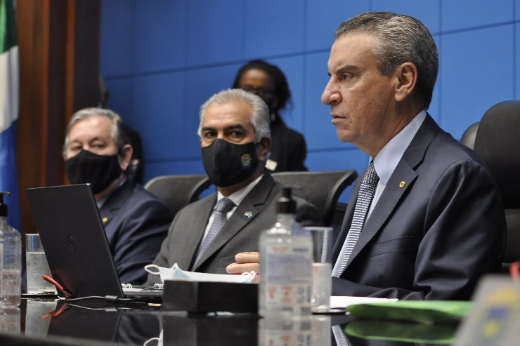 O presidente da Assembleia Legislativa de Mato Grosso do Sul (ALEMS), deputado Paulo Corrêa (PSDB)