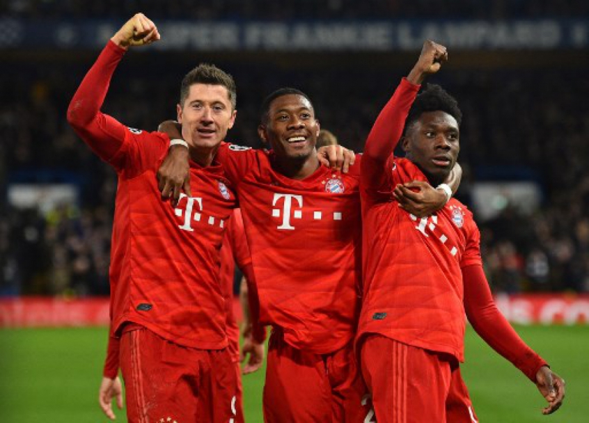 Jogadores do Bayern de Munique