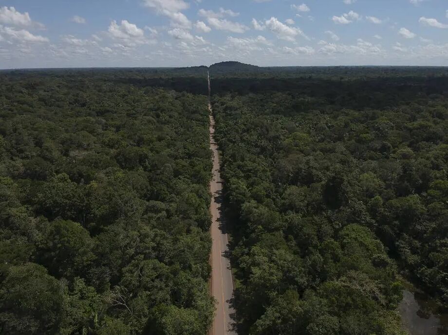A terra indígena Waimiri Atroari, em Roraima