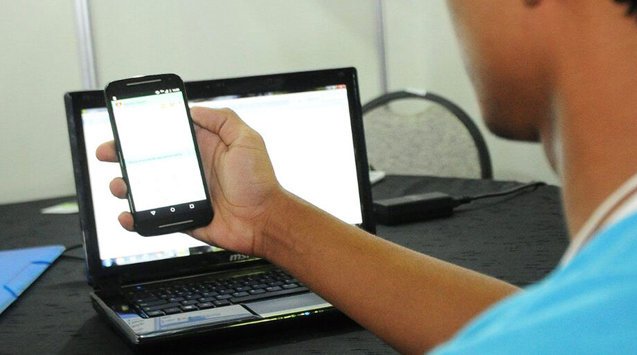 Alunos fizeram o Enem Digital