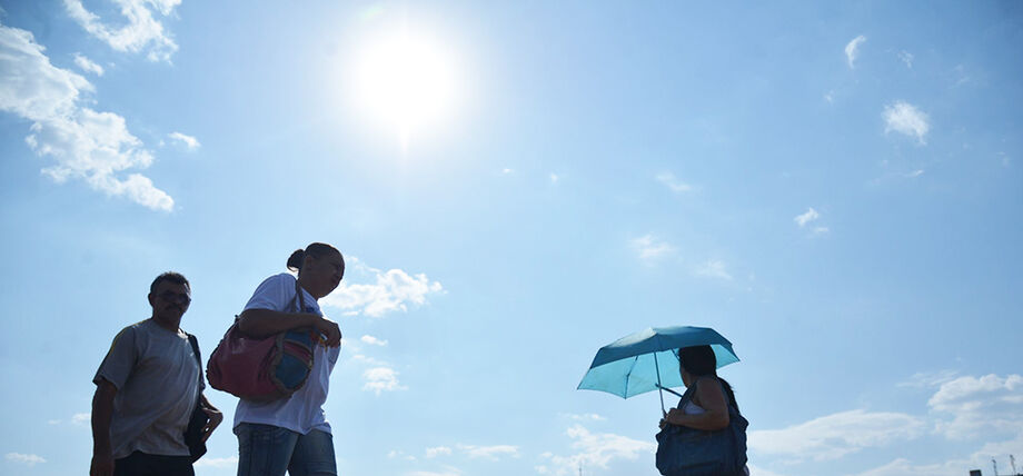 As temperaturas podem registrar mínima de 18°C e a máxima de 39°C no Estado
