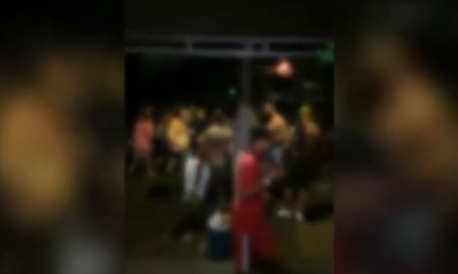 A festa foi encerrada pela Guarda Municipal