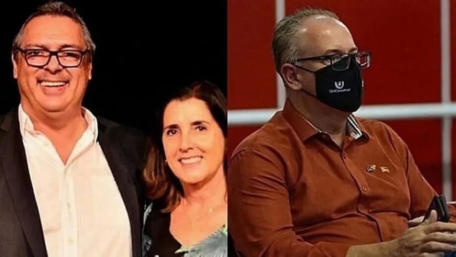 Guy Peixoto e Magic Paula, da Chapa Transparência, e Enyo Correia, da Chapa Juntos pelo Basquete, que foi impedido de participar da eleição