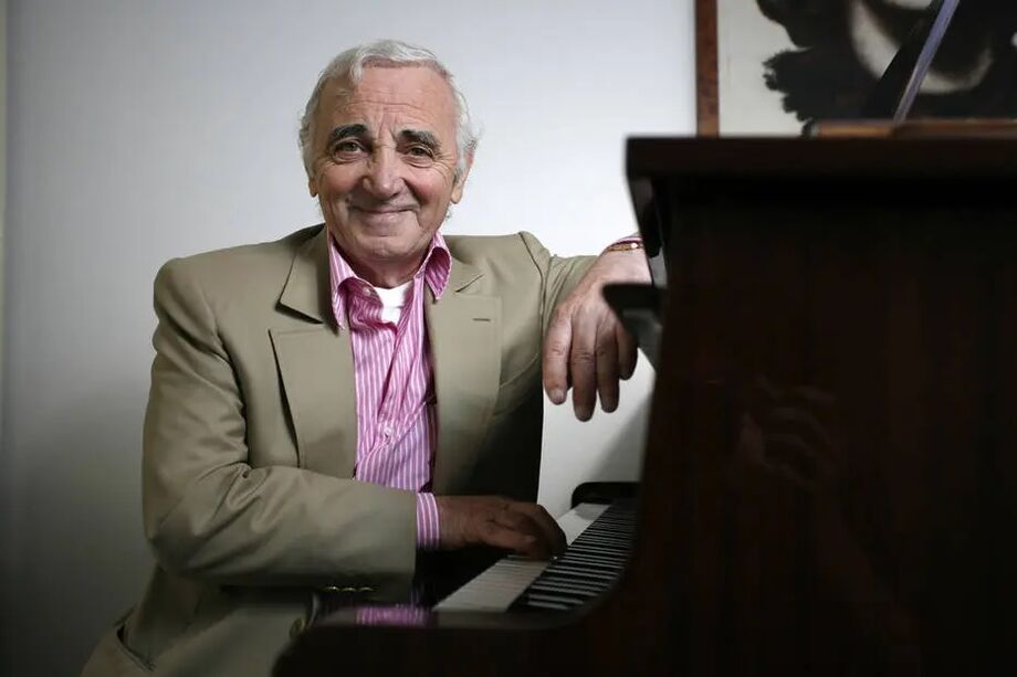 Charles Aznavour em Paris, em agosto de 2006