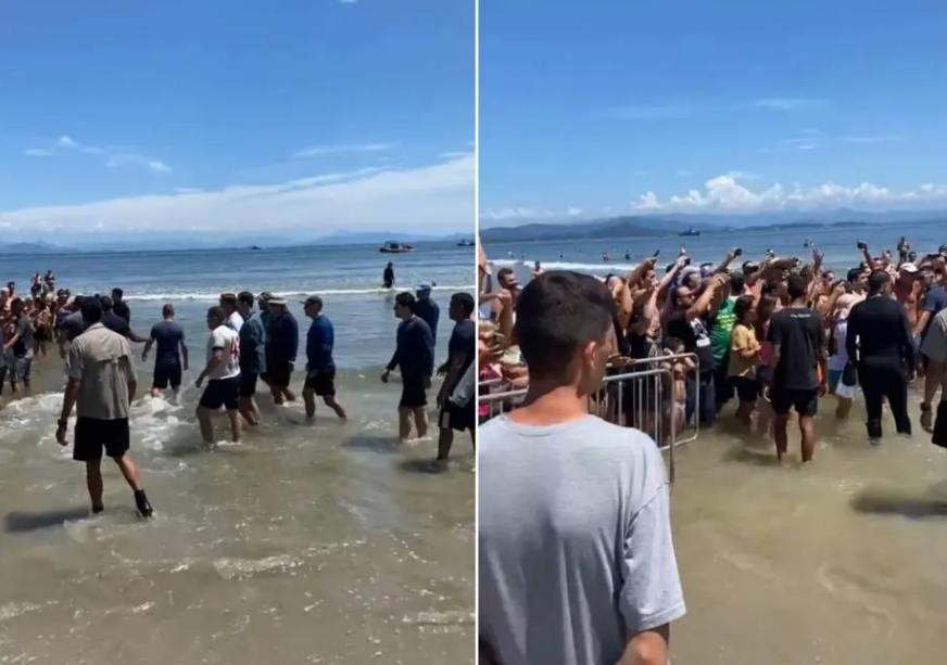 Fotos retiradas de vídeo postado por Eduardo Bolsonaro em seu perfil no Instagram (@bolsonarosp) neste domingo, 14