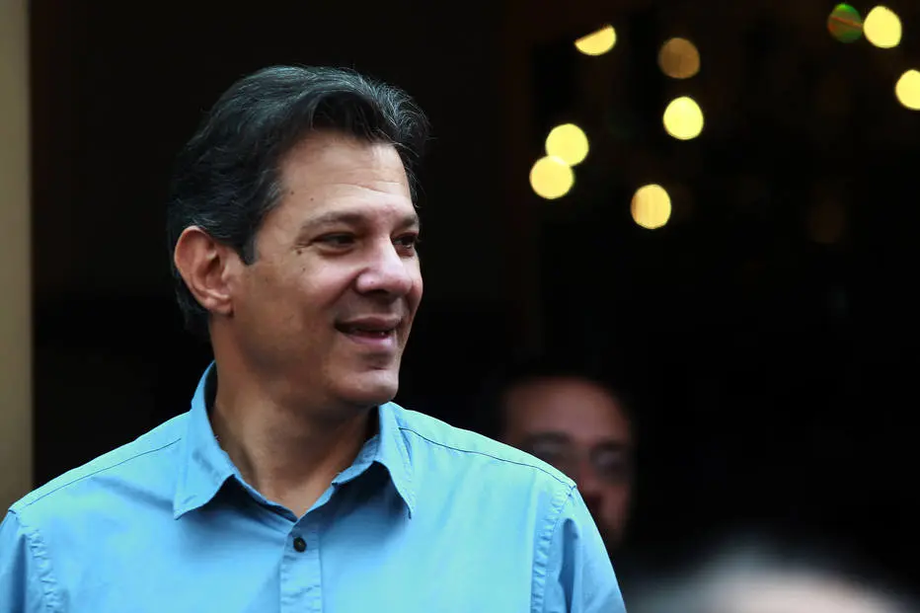 ex-ministro e ex-prefeito Fernando Haddad; petista concorreu à Presidência em 2018 e foi derrotado por Bolsonaro no segundo turno