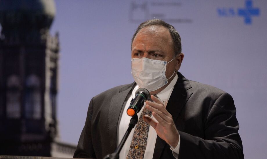 O ministro da Saúde, Eduardo Pazuello